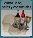 FORMAS, VINO, VELAS Y CONSUMIBLES